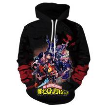 COSSUN Anime Streetwear Boku No My Hero Academia Cosplay Costumes Zipper Hoodies Sweatshirts Bakugou Todoroki Shoto men women 2024 - buy cheap