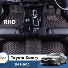 RHD Car Floor Mats Rugs For Toyota Camry 8th XV70 2022 2021 2020 2019 2018 Carpet Custom Auto Styling Accessories Interior Cover 2024 - buy cheap