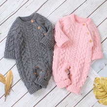 2020 Baby girl outfit Autumn Winter Infant knitting Baby Rompers For Baby Girls Jumpsuit Newborn Baby Boys Clothes 2024 - buy cheap