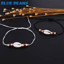 shell Bracelets&Bangles For Women Jewelry Fashion Wooden beads Handmade Adjustable Friendship Rope charms femme Bracelet boho 2024 - buy cheap