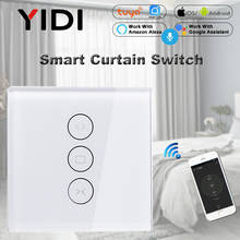 WiFi Electric Smart Curtain Switch Tuya APP Voice Remote Control Touch Switch for Automized Curtain Motor Blind Roller Shutter 2024 - buy cheap