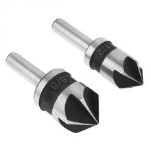 2pcs/lot Durable Carbon Steel  Five Blade Countersink Set Plate Tapping Chamfering Bit Quick Change Drill Bit Tools 2024 - buy cheap