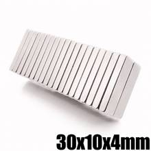 2~100PCS 30x10x4 block Powerful N35 Magnets 30mmX10mm Super Sheet Permanent Magnetic 30x10x4 mm Strong Neodymium Magnet 30*10*4 2024 - buy cheap