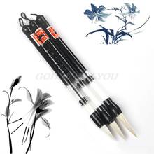 Hot Selling S/M/L Water Brush Chinese Japanese Calligraphy Reusable Adjusted Pen Practice White Head Brush Drop Shipping 2024 - buy cheap
