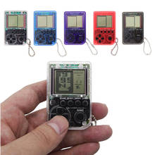 Mini Classic Game Handheld Retro With Keychain For Children Student Tetris Video Game 2024 - buy cheap
