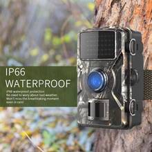 Mini câmera de trilha com sensor pir, câmera de trilha de 12mp 1080p para foto-armadilhas ip66 para caça, proteção da vida selvagem com sensor pir 2024 - compre barato