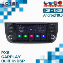 Автомагнитола Aostr для FIAT PUNTO 2009-2015, обновленная модель с Carplay, мультимедийный плеер, IPS экран, GPS-навигация 2024 - купить недорого