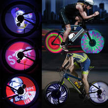 Светодиодные фонари для велосипеда, подсветка для велосипедного колеса спиц, водонепроницаемость IPX6, 64 шт. 2024 - купить недорого