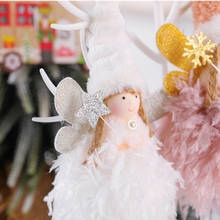 Christmas Angel Dolls Pendant 2020 Navidad Tree Ornaments Christmas Decorations for Home Xmas Decor Noel New Year 2021 Kids Gift 2024 - buy cheap