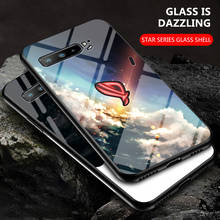 Чехол для телефона серии Starry Sky для Asus ROG Phone 3 2, твердая задняя крышка из закаленного стекла для Asus ZB601KL, ZB631KL, ZS660KL, ZS661KL, чехол 2024 - купить недорого