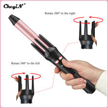 CkeyiN Automatic Hair Curler Professional Auto Rotating Curling Iron Spin Curling Wand 26mm Spiral Waver Roller Styling Tool 50 2024 - buy cheap