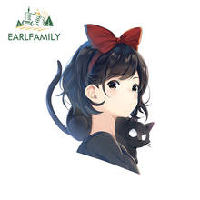 EARLFAMILY 13cm x 9.4cm For Kiki's Delivery Service Car Decal Fashion Stickers Car Accessories DIY Custom Printing Bumper Decor 2024 - buy cheap