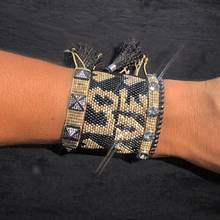 Go2boho miyuki pulseiras conjuntos de inverno pulseira para mulheres presente mexicano moda braçadeira carta amor jóias coração pulsera mujer 2024 - compre barato