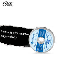 Sunshine SS-051 LCD Screen Separation Wire Ultrafine 0.03MM Cutting Steel Wirehigh toughness spacial tungsten alloy steel wire 2024 - buy cheap