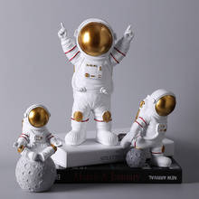 Outer Space Astronaut Resin Action Model Statue Figurine Sculpture Spaceman Statue Party Decor Astronaut Toys Decoration Gift 2024 - buy cheap