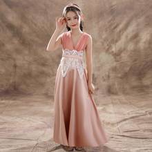 Children Girls Luxury Birthday Wedding Party Gown Princess Dress Teens Lace Stitching Evening Prom Dress For girls L333 2024 - buy cheap