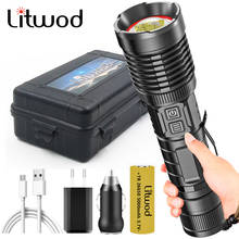 XHP100 High Quality Led Flashlight Micro USB Rechargeable Powerbank 18650 26650 Battery Torch Aluminum Zoomable Lantern 2024 - buy cheap