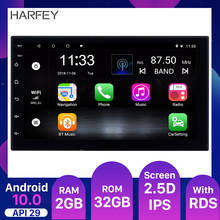 Harfey RAM 2GB+ ROM 32GB Android 10.0 2Din Universal Car Radio GPS car Multimedia Unit Player For VW Nissan Kia 2024 - buy cheap