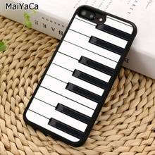 Maiyaca retro piano teclado caso de telefone para iphone 5 6 7 8 plus 11 12 pro x xr xs max samsung galaxy s7 s8 s9 s10 2024 - compre barato