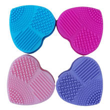 Makeup Brush Cleaning Pad Foundation Make Up Brush Scrubber Board Cleaning Mat Makeup Brush Cleaner Cosmetic Cleaning Tool 2024 - купить недорого