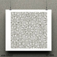 AZSG Blooming flower Limpar Stamps/selo para DIY Fazer Scrapbooking/Cartão/Foto Álbum de Decoração Suprimentos 2024 - compre barato