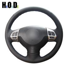 Hand-Sewing Artificial Leather Steering Wheel Cover for Mitsubishi Lancer X 10 2007-2015 Outlander 2006-2013 ASX 2010-2013 Colt 2024 - buy cheap