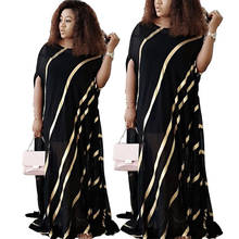 Длина 155см африканские платья для женщин 2020 Африка одежда мусульманское длинное платье Высокое качество модное Африканское платье для леди 2024 - купить недорого