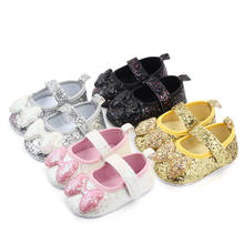 NEW PU Leather First Walkers Crib Shoes Infant Girls Indoor Soft-Soled Bow-Knot Princess Shoes Baby Walking Shoes детская обувь 2024 - buy cheap
