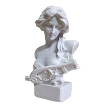 BUF-figuritas de Piano femeninas de resina, decoración nórdica, escultura de estatua para el hogar, decoración de escritorio de oficina, adornos artesanales, accesorios para fotos 2024 - compra barato