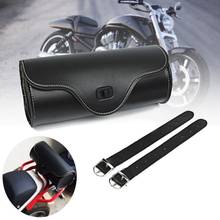 Universal Black Motorcycle Tool Bag Front Fork Handlebar Saddlebag Roll Barrel Racing Tail Barrel Storage 2024 - buy cheap