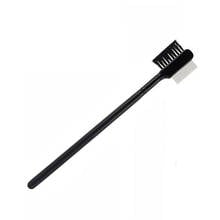 1PCS Cosmetic Makeup Tool Steel Eyebrow Eyelash Dual-Comb Extension Brush Metal Comb 2024 - buy cheap