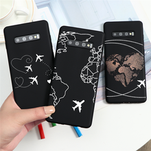 For Samsung Galaxy Note 20 S20 Ultra A31 A51 A70 A71 A21S A50 A40 A30 A10 S8 S9 S10e Plus World Map Travel Case 2024 - buy cheap