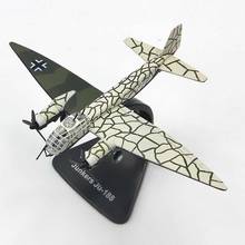 Avião militar diecast ju188, aeronave de metal fundido, modelo de brinquedo em escala da segunda guerra mundial, junkers, ju188, exército, coleção de exibição 2024 - compre barato