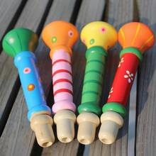 Multi-color Wooden Small Trumpet Kids Baby Musical Instrument Learning Toy Gift Birthday Gift Toys For Baby Boys Girls 2024 - buy cheap