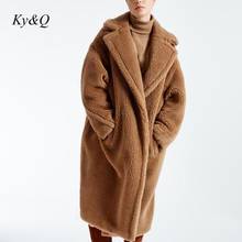 Pink Long Teddy Bear Coat Women Winter Warm Women Faux Fur Coat Ladies 11 Colors Jacket Ladies Leopard Print Outdoor Overcoat 2024 - buy cheap