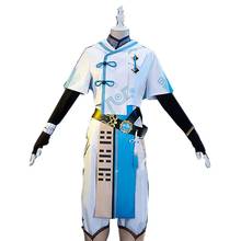 Disfraz de impacto del juego Genshin para Cosplay, conjunto completo de Top + pantalón, para Halloween y Carnaval 2024 - compra barato