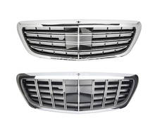 Fit for S Class W222 Grille for Sedan Chrome Front Racing Grill 2014-2020 S320 S400 S350 S500 S450 2024 - buy cheap