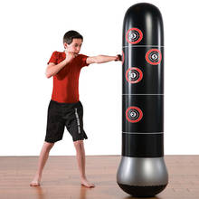 Copo inflável para boxe, adulto e crianças, vertical, saco de pancada, inflável 2024 - compre barato