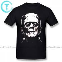 Frankenstein T Shirt Frankenstein T-Shirt Print 6xl Tee Shirt Short-Sleeve Fun Streetwear 100 Cotton Mens Tshirt 2024 - buy cheap