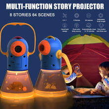 Proyector de historia multifuncional para niños pequeños, luz de noche estrellada con 8 cuentos de hadas, portátil, GK99 2024 - compra barato