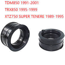 Coletor de admissão do carburador para motocicleta, 2 peças para yamaha tdm850 2015-2016 trx850 2016-2018 xtz750 super tenere 2014-2019 2024 - compre barato