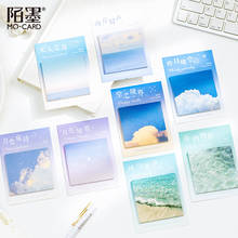 30 Sheets/pack Creative Sky Cloud Sticky Notes Self-sticky Memo Pad Office Memo Note 2024 - buy cheap