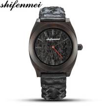Shifenmei часы мужские s 2019 Топ люксовый бренд Модные кварцевые часы мужские наручные часы с кожаным ремешком Мужские часы Relogio Masculino 2024 - купить недорого
