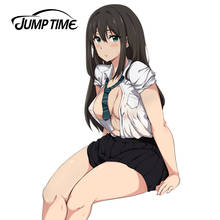 JumpTime-etiqueta engomada del coche de la Cenicienta para niñas, accesorios impermeables de vinilo, 13cm x 8,2 cm, Anime japonés THE iDOLM @ STER 2024 - compra barato