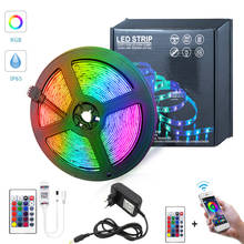5M 10M 15M SMD 5050 2835 RGB LED Light Strip  DC12V IR Remote control RGB set for Home&Room Decro RGB Flexible Diode Tape Led 2024 - buy cheap