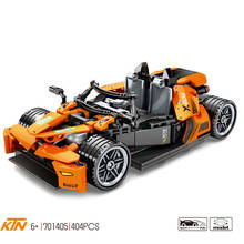 Technics KTM Супер спортивный автомобиль xbow moc строительный блок сборка Модель Кирпичи тяните назад автомобиль игрушки коллекция для подарков 2024 - купить недорого