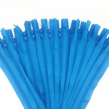 10 peças. Zíper de alfaiate em nylon azul, 25 cm (10 polegadas) para esgoto, artesanato, crafter & fgdqrs 2024 - compre barato