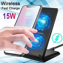 15W Qi Wireless Charger Stand for IPhone 12 Pro Max Xiaomi Huawei Fast Wireless Phone Charger Charging Station Dock Holder Stand 2024 - buy cheap