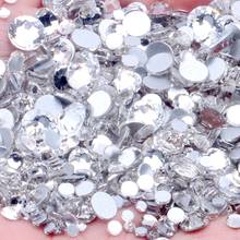 Non Hotfix Rhinestones For Nail Art Decoration 1440pcs ss3 1.3-1.5mm Crystal Clear Color Round Strass Stones Diy Garment 2024 - buy cheap