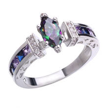 Обручальное кольцо, изящное романтическое циркониевое модное женское кольцо, Гламурное обручальное ювелирное изделие для девушек, аксессуары для вечеринок, подарок 2024 - купить недорого
